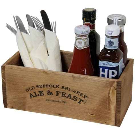 Pin On Condiment And Cutlery Holders