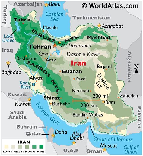 B N N C Iran Iran Map Kh L N N M