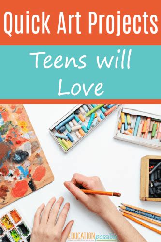 10 Quick Teen Art Projects When Youre Pressed For Time