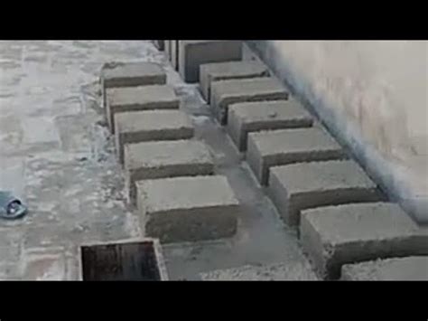 How To Make Cement Block Making of Cement Block in Home - YouTube