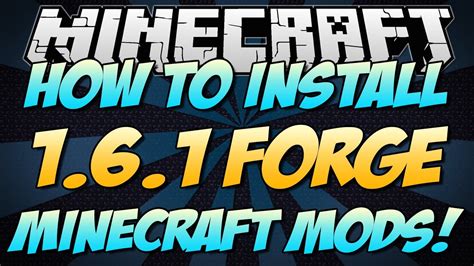 Check spelling or type a new query. Minecraft | HOW TO INSTALL 1.6.1 FORGE MODS! | Tutorial ...