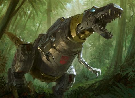 The decks will each have a secondary commander. Tyler Jacobson Grimlock Art For Exclusive Magic: The Gathering Card - Transformers News - TFW2005