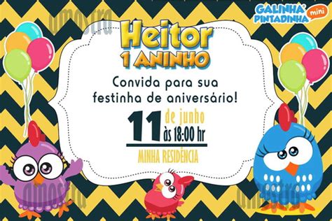 Que tal um dvd ou cd personalizado com o nome e rostinho do seu filho, ele vai adorar. CONVITE DIGITAL GALINHA PINTADINHA BABY no Elo7 | KE ENCANTO (C30E75)