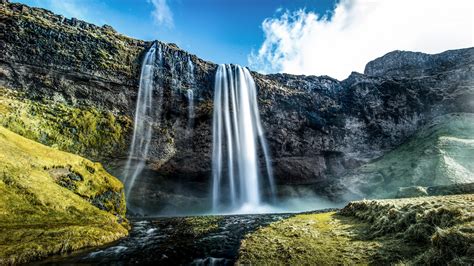 Seljalandsfoss Waterfalls Iceland Wallpapers Hd Wallpapers Id 16471