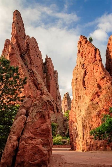 The 552 hectare (1,364 acre) public park is famous for the dozens of freestanding red rock formations created by a geological upheaval millions of years ago. Garden of the Gods, Colorado Springs, Colorado | Road trip ...