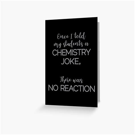 Chemistry Teacher Teachers Day Funny Greeting Card For Sale By Minimalwiz Redbubble