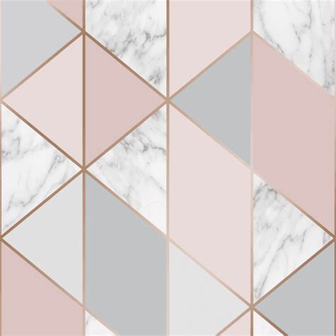 Sample Sublime Marble Geo Blush Stripe Geometric Marble Effect Blush