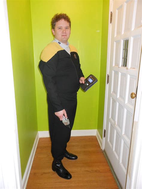 My Halloween Costume Chief Miles Obrien From Star Trek Deep Space 9