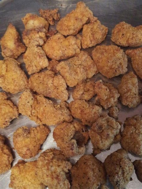 10 large boiled shrimp (peeled) on top of shrimp and crawfish fried rice sautéed in cajun garlic butter. Catfish nuggets.So I'm making catfish poor boy's with a cold beer.Yumm Chef Mike | Catfish ...