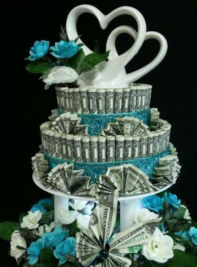 Finding unique wedding gifts doesn't have to be hard. Wedding Money Cake | Touched by | Wedding gift money ...