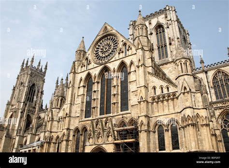 Entrance To York Minster The Largest Gothic Cathedral In Europe Minster