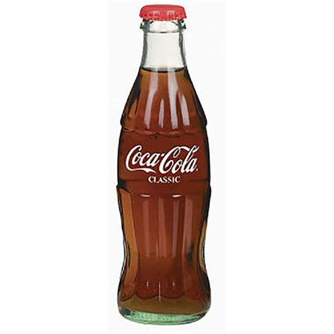 Classic Coca Cola In Glass Bottle