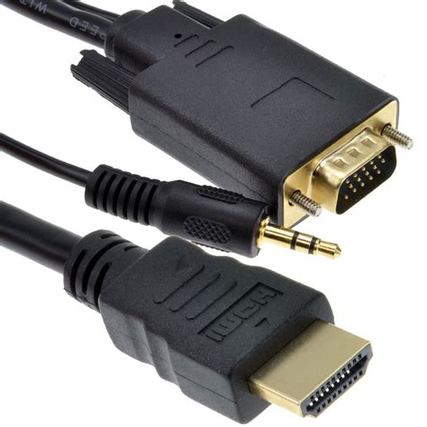 Vga To Hdmi Cable Hdmi To Vga Converter From Lindy Uk Shop For