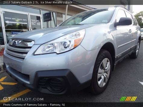 Gallery of 29 high resolution images and press release information. Ice Silver Metallic - 2013 Subaru Outback 2.5i - Black ...