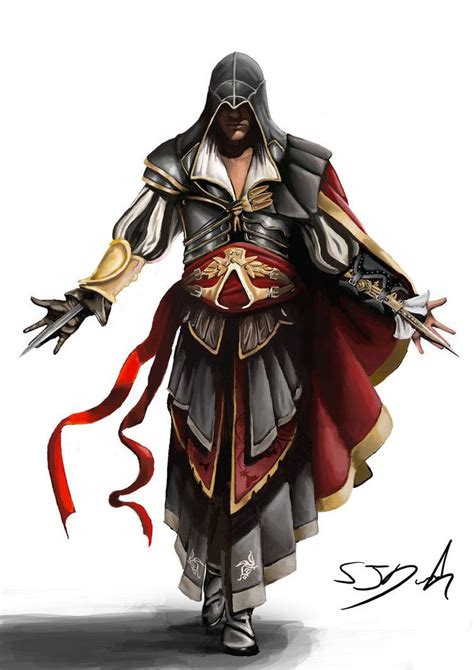 Ezio Master Assassin By Samdenmarkart On Deviantart Assassin’s Creed Assassins Creed Assassin