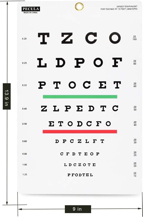 Buy Eye Chart Snellen Eye Chart Wall Chart Snellen Charts For Eye