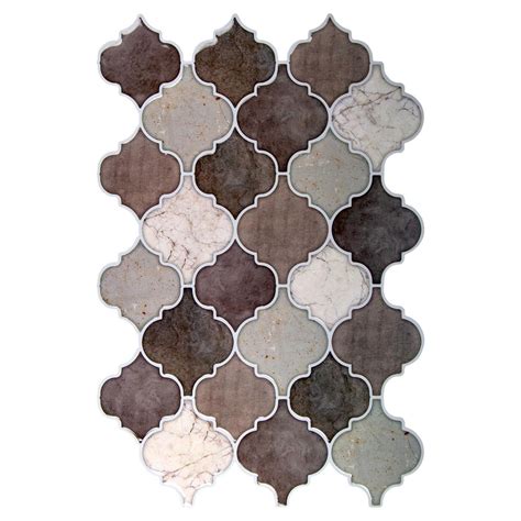 Diy kitchen backsplash tile installation is easy with musselboundbeautifying a tile kitchen backsplash, countertop or bathtub / shower wall with new tile is. Truu Design Self-Adhesive Scallop Peel and Stick ...