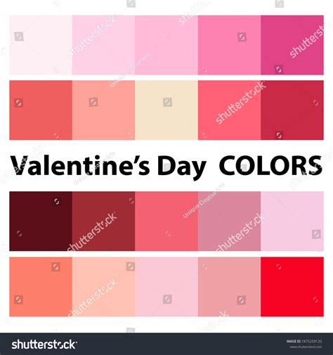 7491 Valentine Colour Palettes Images Stock Photos And Vectors