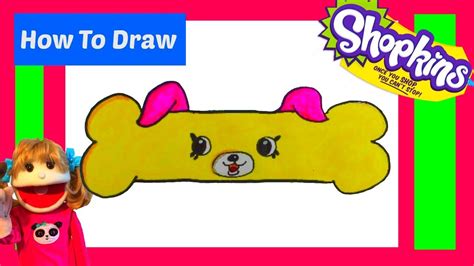 How To Draw Shopkins Bone Adette Step By Step Easy Shopkins Drawing
