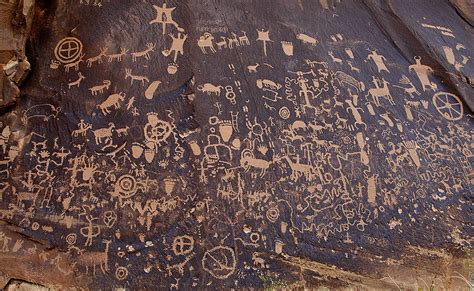 Newspaper Rock Petroglyphs And Scenic Byway Visit Utah