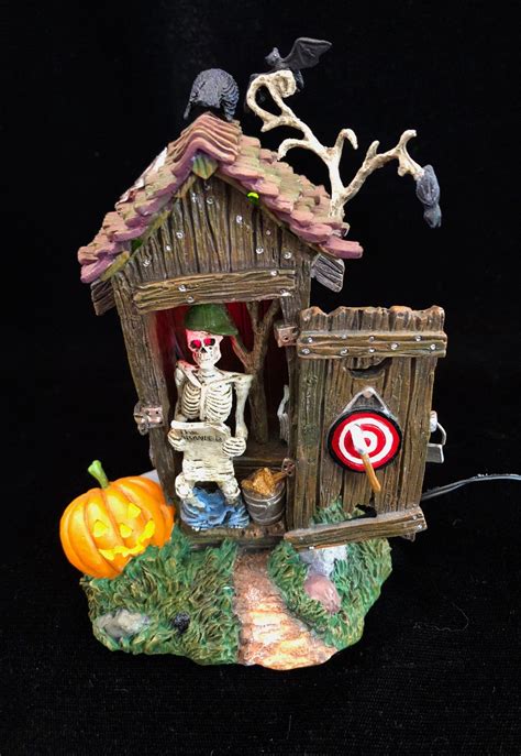 Department 56 Snow Village Halloween..Haunted Outhouse by ...