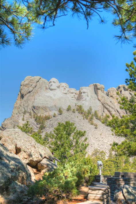 Mount Rushmore Monument In South Dakota Stock Photo Image Of