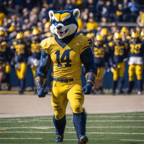 Ai Generated Michigan Wolverine Mascot Rmichiganwolverines