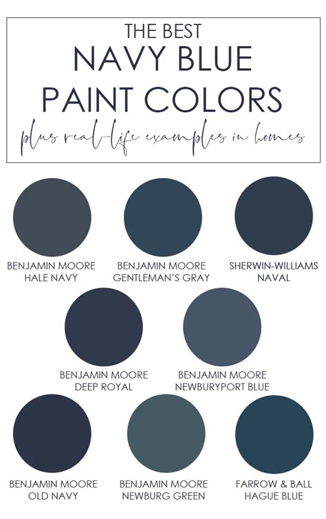 The Best Navy Blue Paint Colors Navy Blue Paint Colors Blue Paint