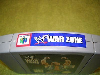 Wwf War Zone Nintendo Retro Acclaim Wwe Game W Spine Label