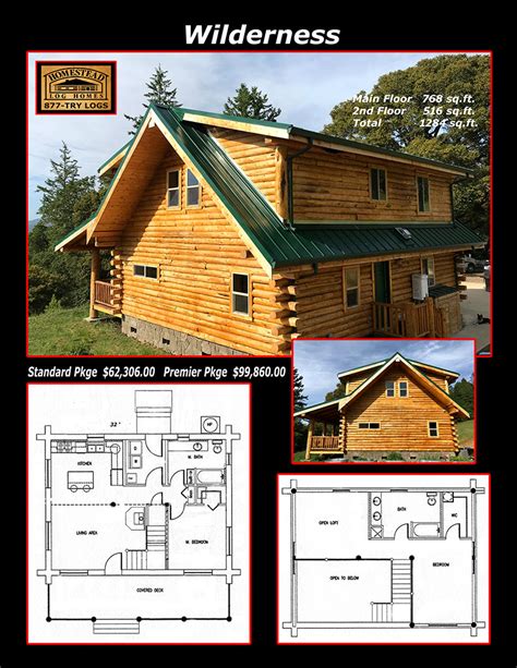Cheap Cabin Kits Preassembled Log Homes And Cabins By Homestead Log Homes Manufacturer And
