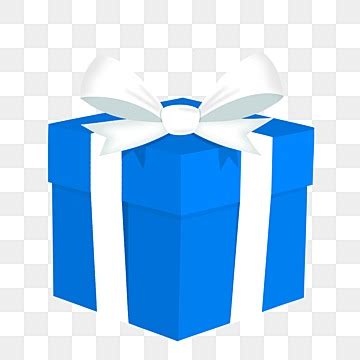 Blue Gift Box Clip Art