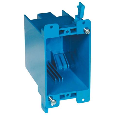 Carlon 1 Gang 20 Cu In Blue Pvc Old Work Electrical Switch And Outlet