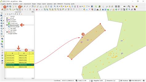 Gis Coordinates Of A Polygon In Qgis Math Solves Everything
