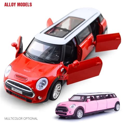 132 Extended Limousine Mini Diecast Model Pull Back Car For Children