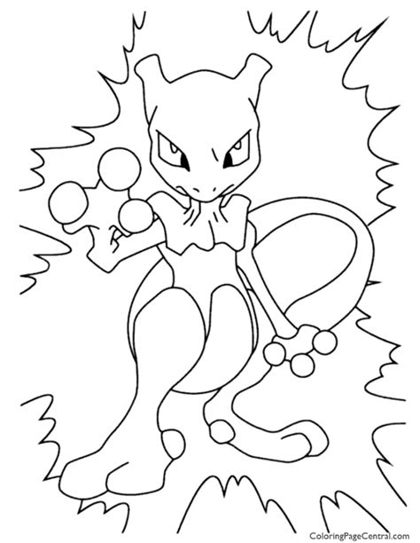 Jump to navigationjump to search. Pokemon - Mewtwo Coloring Page 01 | Coloring Page Central