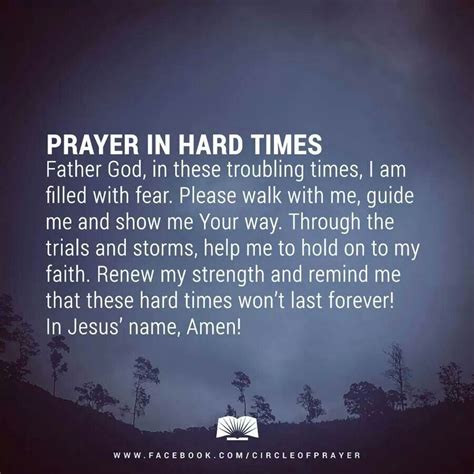Prayer For Strength During Difficult Times Quotes Inspiration