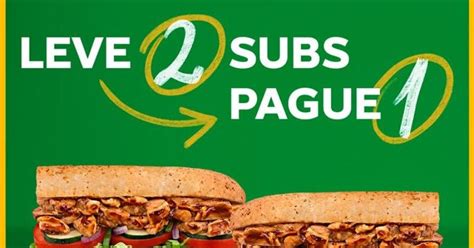 Amostras E Brindes Gr Tis Promo O Subway Leve Subs E Pague