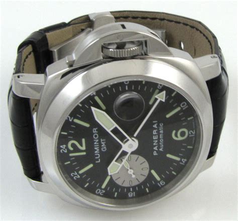 Panerai Luminor Gmt Pam 88 Sold Out Black Dial On Black
