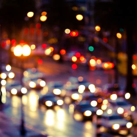 Blurry Rainy Street Ipad Air Wallpaper Download Iphone