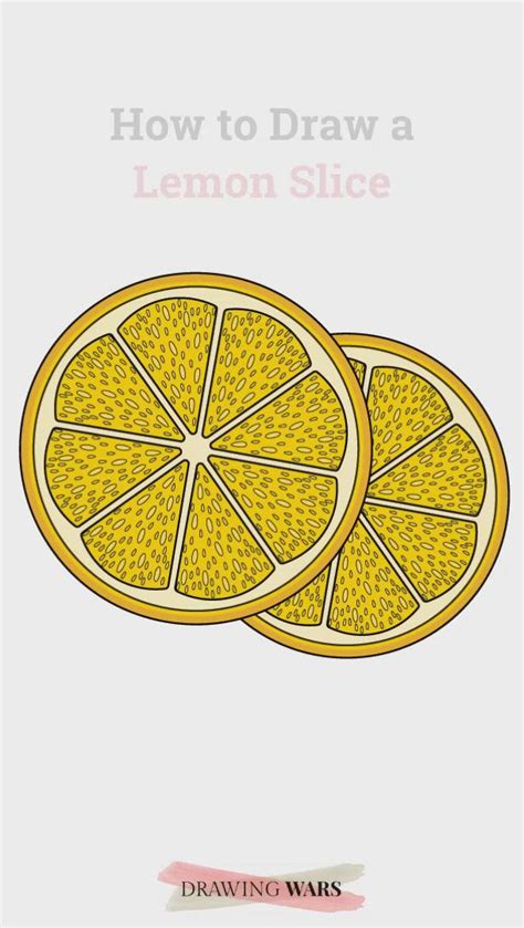 How To Draw A Lemon Slice Step By Step Cheapstonewallpaperforwalls