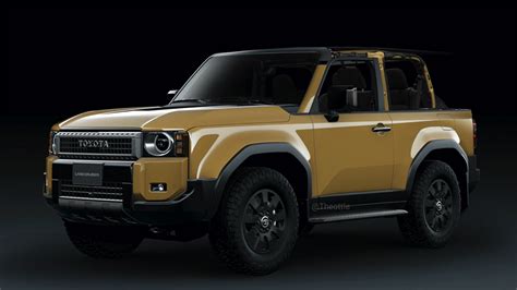 2024 Toyota Land Cruiser Rendered As A Bronco Rivalling 2 Door