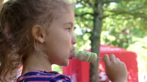 Girl Eating Popsicle Stock Videos And Royalty Free Footage Istock