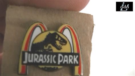 Jurassic Park Mcdonalds Pin 1993 Youtube