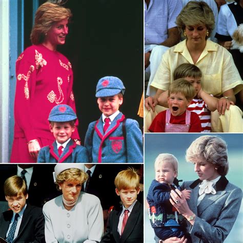 princess diana with prince william and prince harry pictures popsugar celebrity
