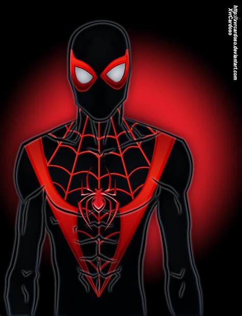 Ultimate Spider Man Miles Morales Variant Suit By Xvrcardoso On Deviantart