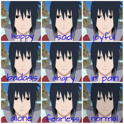 Sasuke Emotions By Ivy Salazar By Kathleenivy On Deviantart