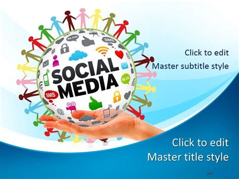 Free Social Media Network Ppt Template