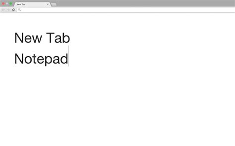 New Tab Notepad Chrome Web Store