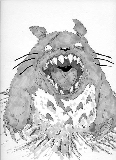 Evil Totoro By Bastien Vivès Bastien Vivès Bastien Vives Dessin Et