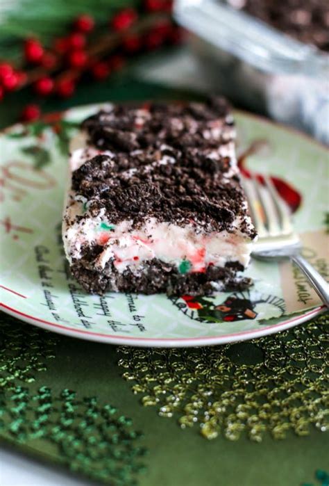 90 best christmas desserts easy recipes for holiday desserts. Oreo Peppermint Ice Cream Dessert | Recipe | Christmas ice cream desserts, Peppermint ice cream ...